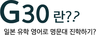 G30이란??