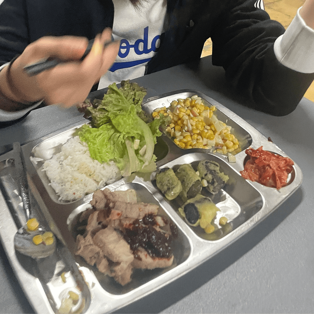 MJ 영어캠프 채소와 고기 식단