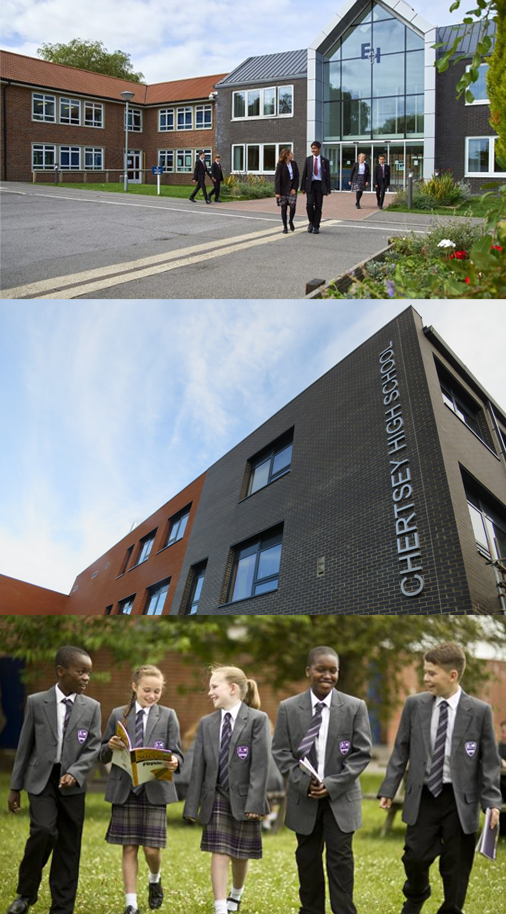 영국 Chertsey High School 전경
