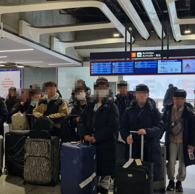 영국 스쿨링 영어캠프 공항 집결